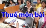 Từ 1-1-2017: Thuế môn bài chuyển thành lệ phí môn bài